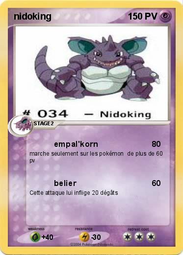 Pokemon nidoking