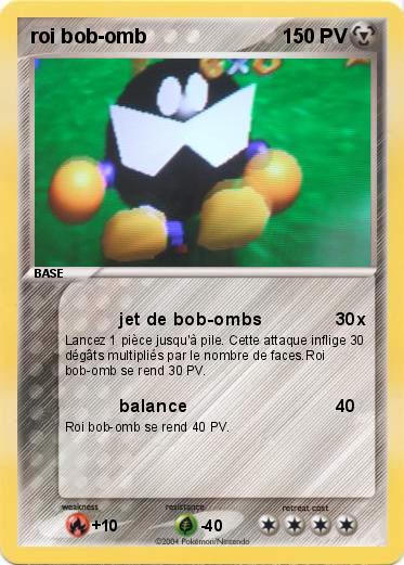 Pokemon roi bob-omb