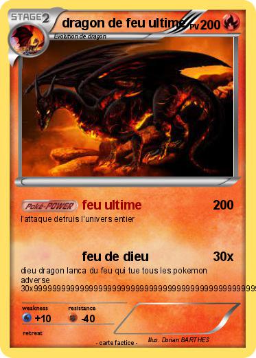 Pokemon dragon de feu ultime