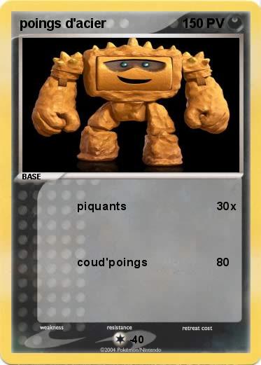 Pokemon poings d'acier