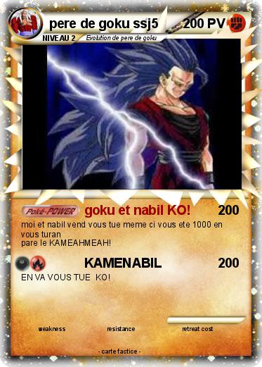 Pokemon pere de goku ssj5
