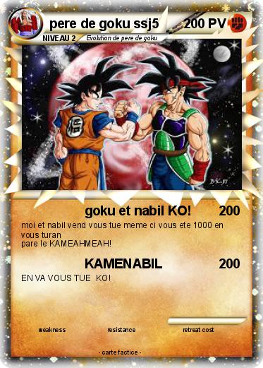 Pokemon pere de goku ssj5