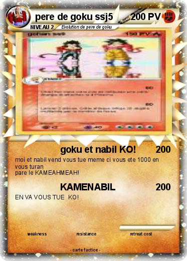 Pokemon pere de goku ssj5