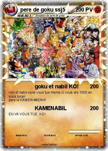 Pokemon pere de goku ssj5