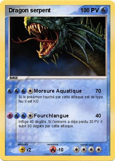 Pokemon Dragon serpent 