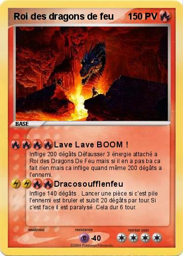 Pokemon Roi des dragons de feu 