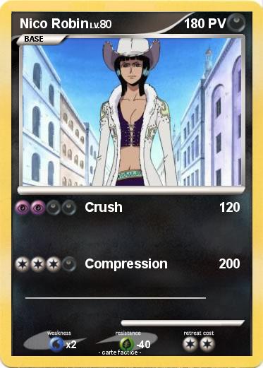 Pokemon Nico Robin