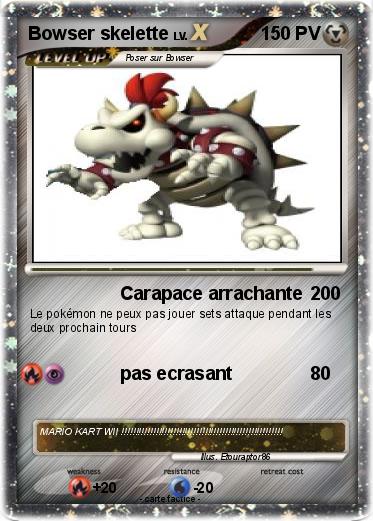 Pokemon Bowser skelette