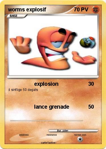 Pokemon worms explosif