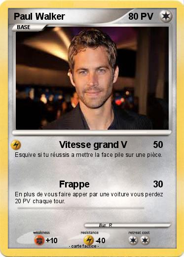 Pokemon Paul Walker