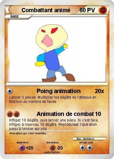 Pokemon Combattant animé
