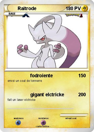 Pokemon Raitrode