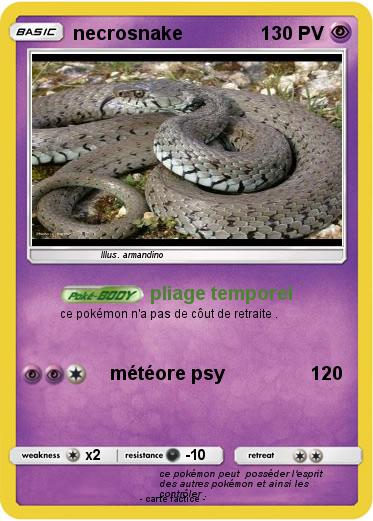 Pokemon necrosnake