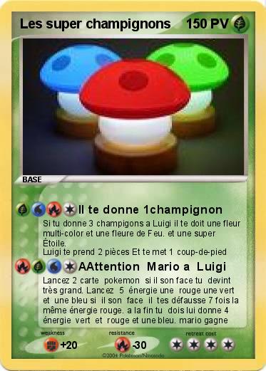 Pokemon Les super champignons