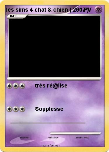 Pokemon les sims 4 chat & chien ( 2017 )