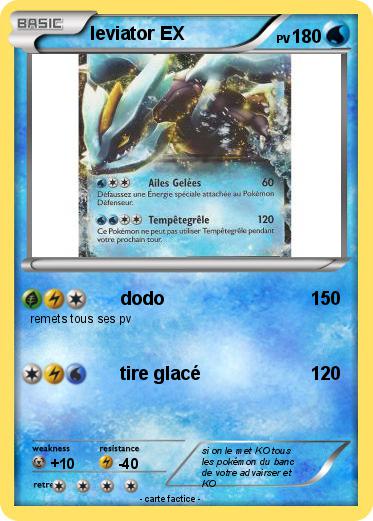 Pokemon leviator EX