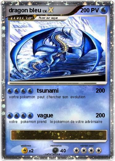 Pokemon dragon bleu