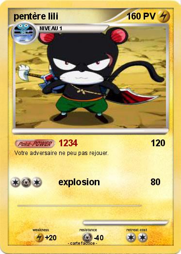 Pokemon pentère lili