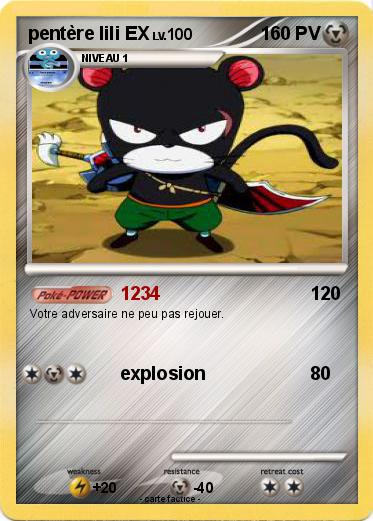 Pokemon pentère lili EX