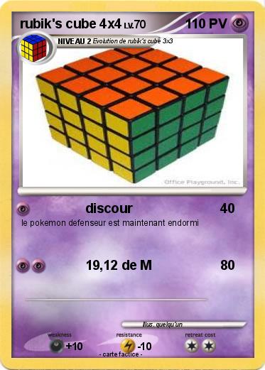 Pokemon rubik's cube 4x4