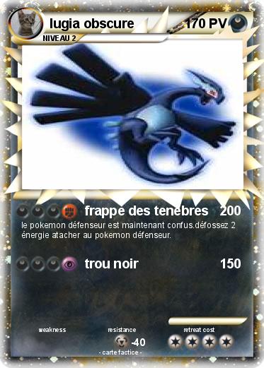 Pokemon lugia obscure