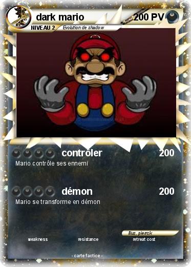 Pokemon dark mario