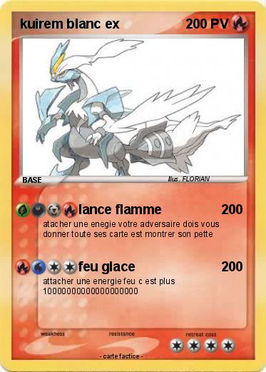 Pokemon kuirem blanc ex