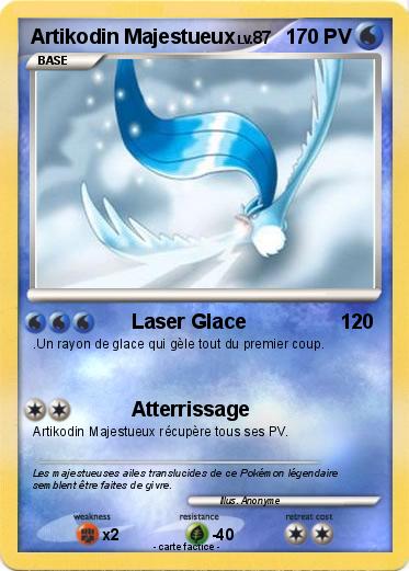 Pokemon Artikodin Majestueux