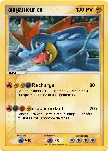 Pokemon alligatueur ex