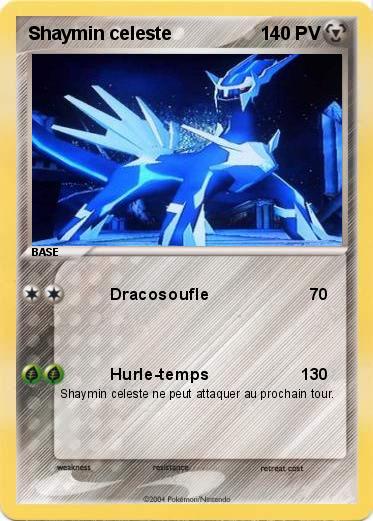 Pokemon Shaymin celeste