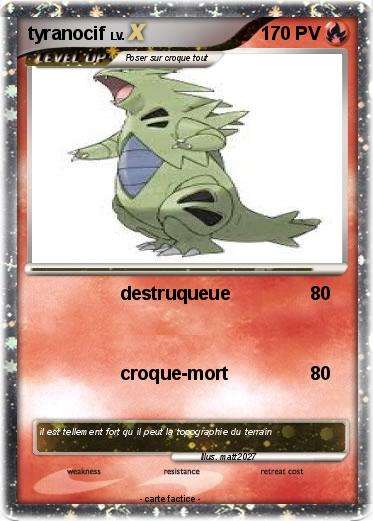 Pokemon tyranocif