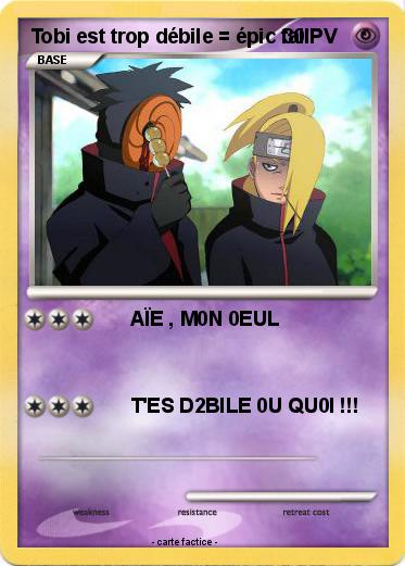 Pokemon Tobi est trop débile = épic fail