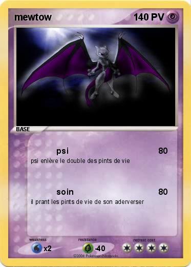 Pokemon mewtow