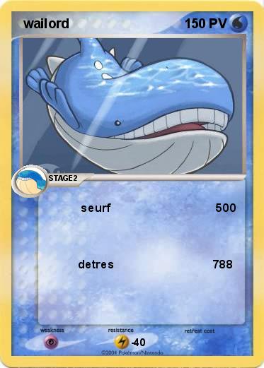 Pokemon  wailord                                                  