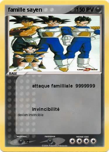 Pokemon famille sayen