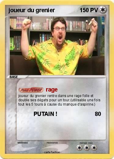 Pokemon joueur du grenier