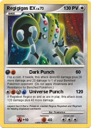 Pokemon Regigigas EX