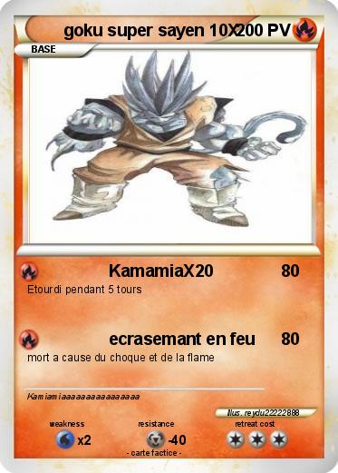 Pokemon goku super sayen 10X