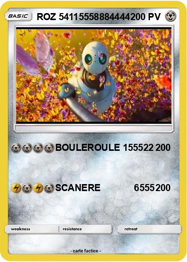 Pokemon ROZ 54115558884444