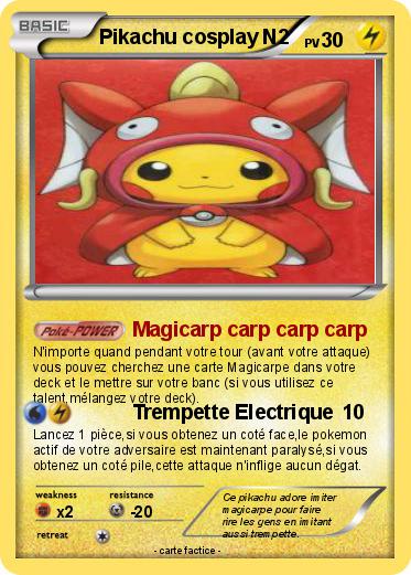 Pokemon Pikachu cosplay N2