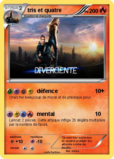 Pokemon tris et quatre