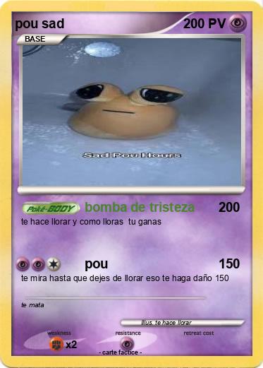 Pokemon pou sad
