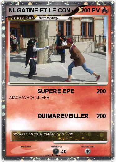 Pokemon NUGATINE ET LE CON