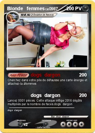 Pokemon Blonde   femmes