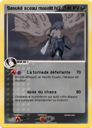 Pokemon Sasuké sceau maudit lv2