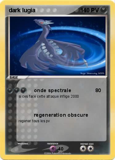 Pokemon dark lugia