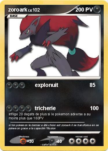 Pokemon zoroark