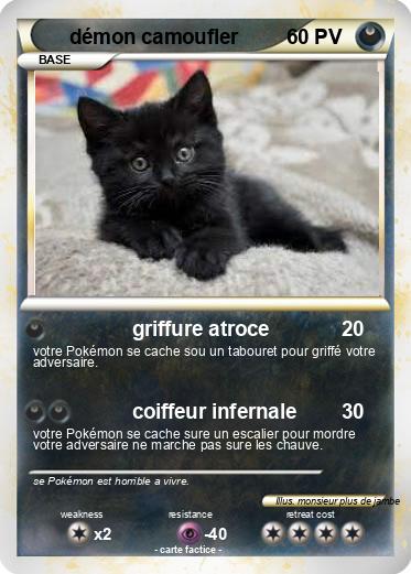 Pokemon démon camoufler