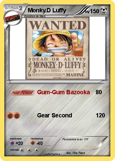 Pokemon Monky.D Luffy