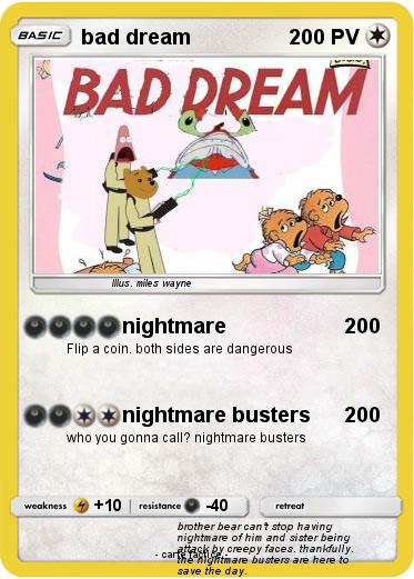 Pokemon bad dream